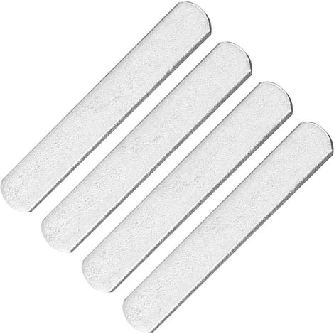 Plaques d'acier lestées pour gilet de fitness, lot de 4, argentées antirouille (1/5)