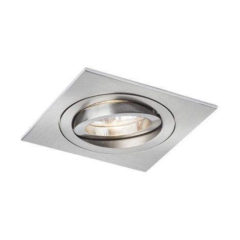 Faretto lampada MURO SQ da incasso nichel opaco 230V GU10 50W