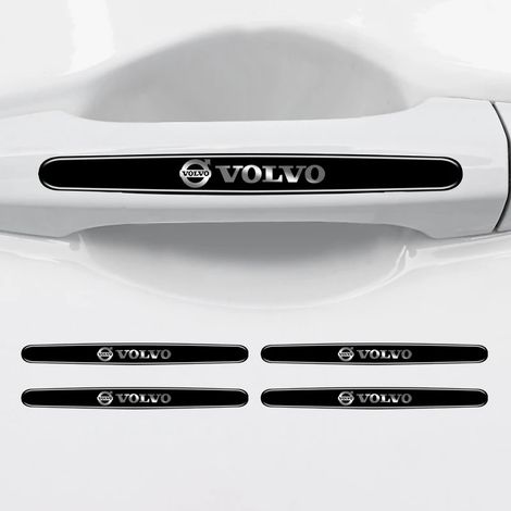 (4 pièces pour poignées de porte) 4/8 autocollants de protection anti-rayures pour poignées de porte de voiture, compatibles avec Volvo C40, V60, V40 XC90, S60, C30, XC60, V50, S90, XC40, V90, S40 et  (1/4)