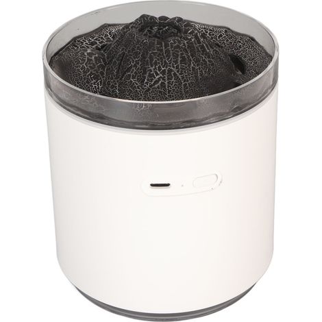 Diffuseur de brume d'aromathérapie intelligent et multifonctionnel avec minuterie et humidificateur à flamme atomisée pour chambre et salon, noir (1/5)
