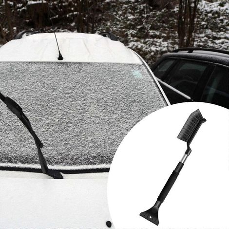Brosse à neige générique, grattoir à glace télescopique pour pare-brise de voiture avec confort