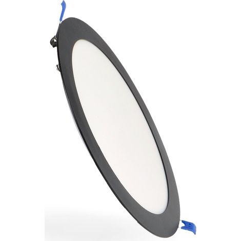 IluminaShop - Panel LED Circular Negro 20W CCT