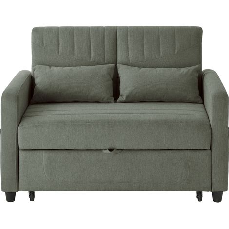 Canapé Convertible Design Moderne Mousse Vert Armée 114.00x77.00x82.50 cm ZIPSOFA Canapé (1/5)