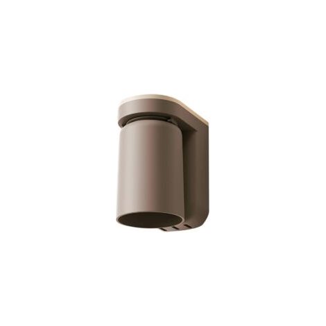 Set di 2 porta spazzolini adesivi, da parete con bicchiere, porta spazzolini adesivo 2 in 1, porta spazzolini da doccia per bagno (marrone) - Crezuo
