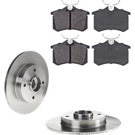 KIT FRENI POSTERIORI compatibile con DS 3 (SA,SB) - DISCHI + PASTIGLIE OEM: FDB4260 / 17893C , 17893 /SOSTITUZIONE DIRETTA/BASSA POLVERE/SILENZIOSO
