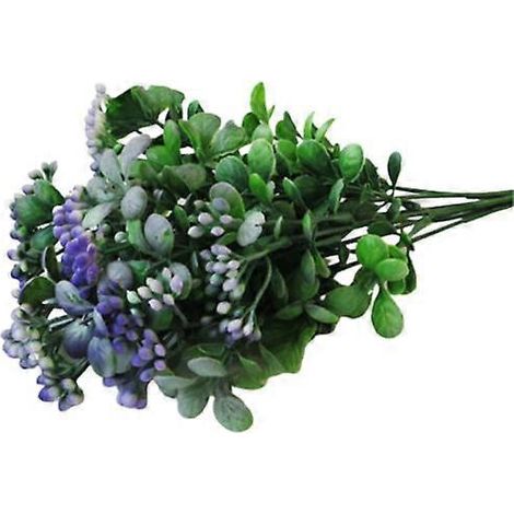 plante artificielle en forme de fruit ou de fleur, idéale pour décorer soi-même un bureau ou une maison lors d'une fête de mariage.violet (1/5)