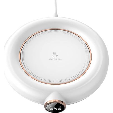 Chauffe-tasse USB pour arrêt automatique de bureau, chauffe-tasse à café, café, lait, thé, eau, chauffe-tasse, 3 températures réglables, affichage LED, chauffage, sous-verre pour bureau à domicile