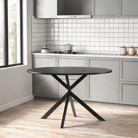 Table de salle à manger nero 120 x 120 x 75 cm (1/5)