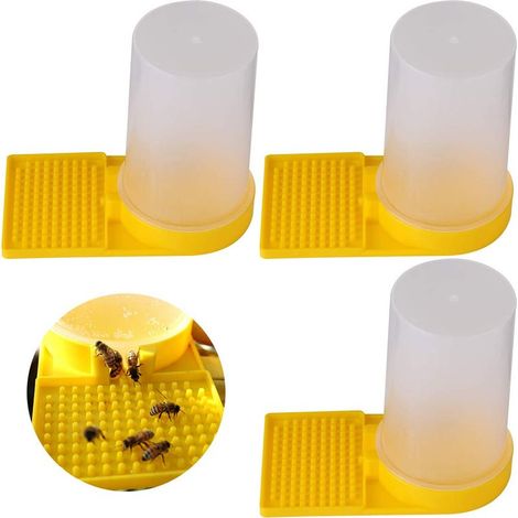 3 Pièces Distributeur D'eau pour Abeilles, Abeilles D'entrée Alimentation Plastique Entrée Nid Abeille Abeille Ruche Entrée Nourrisseur pour Abeilles Accessoire Outil Équipement d'Apiculture (1/5)