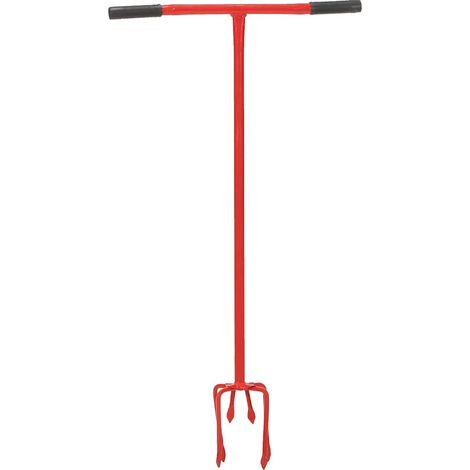 Griffe de jardin Rouge Acier