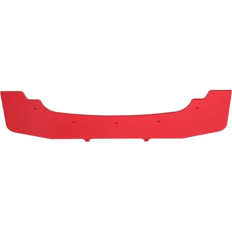 Verschleißfeste RC-Frontstoßstange aus Aluminiumlegierung, einfache Montage, rostfrei, stabile Frontschürze für ARRMA rot (1/5)