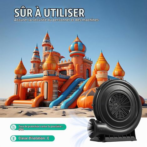 Souffleur haute pression 370 W pour château gonflable - Souffleur silencieux et durable pour jouets gonflables - Pompe à air (1/5)