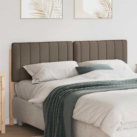 Gepolstertes Kopfteil mit Kopfteil Braun und Taupe 150 cm