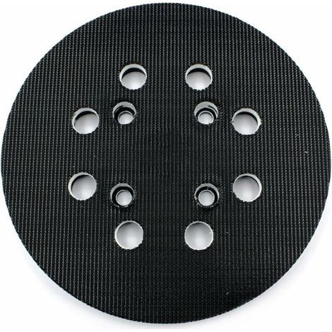 Plateau de ponçage 125 mm – Dureté moyenne – 8 trous pour ponceuses Bosch PEX 300/400 AE et Advanced Orbit 18 (1/5)
