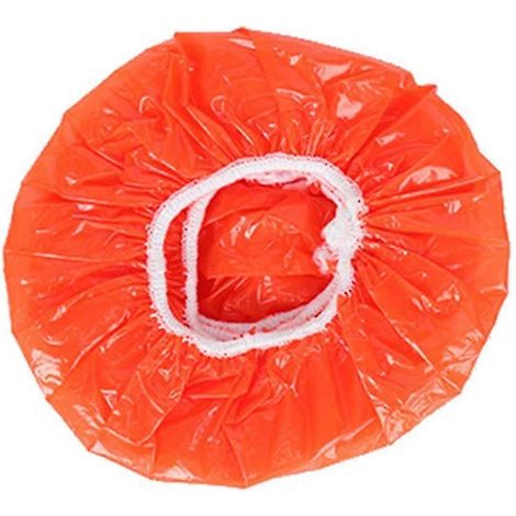 Lot de 100 housses jetables pour détecteurs de fumée et de poussière idéales pour la cuisine la pâtisserie et la maison - Orange 16 cm (1/4)