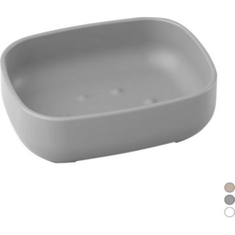 PORTA SAPONE POD Tortora cm 11,5 x h. 3 x 9
