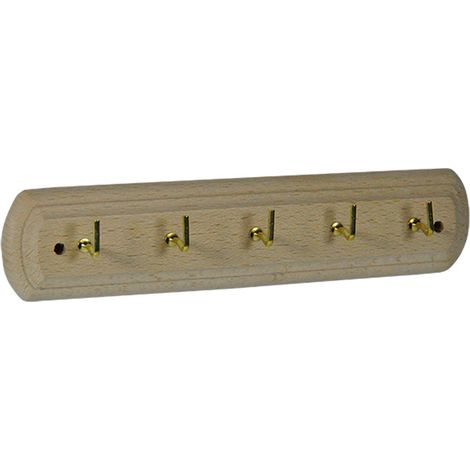 1BL APPENDITUTTO ADESIVO LEGNO 5 posti - pz. 1