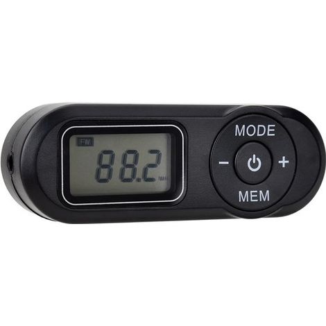 Radio FM portátil HRD-727 con pantalla digital, receptor FM, diseño retro de reproductor MP3, función de radio FM DSP, pilas no incluidas. (1/2)
