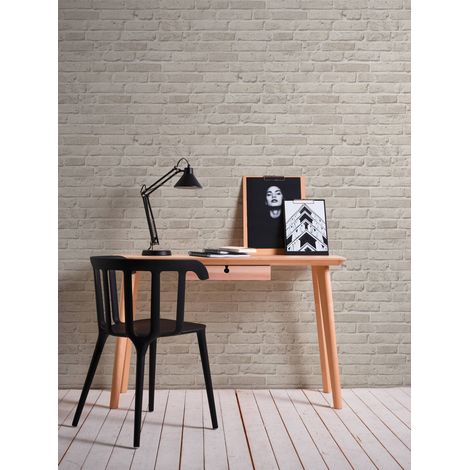 A.S. Creation Elements 355813 Vliestapete Steinoptik 0.53 m x 10.05 m Grau (1/5)