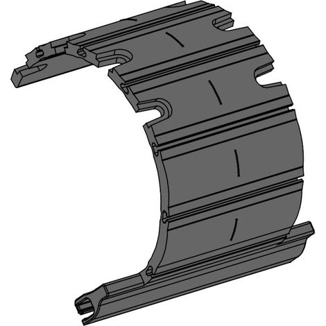 Attache Tablier Rigide - Verrou Anti-soulèvement Mini Lame 14mm