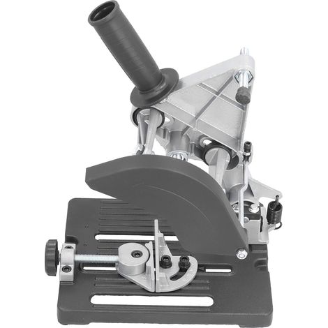 Support de meuleuse angulaire en aluminium et fer, poignée prolongée pratique, support coulissant pour machine de découpe (1/5)