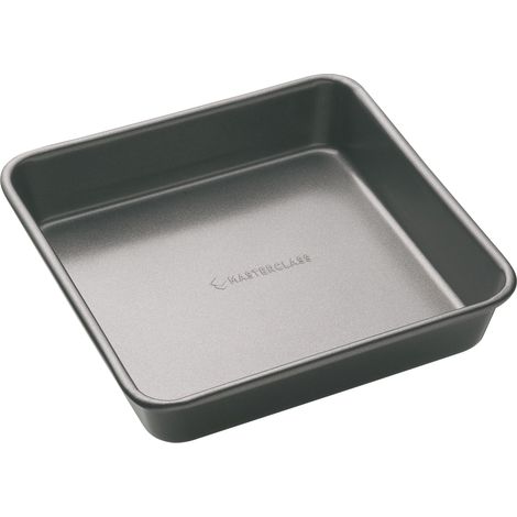 Kitchen Craft Master Class - Molde cuadrado para tartas (superficie antiadherente, 23 cm)