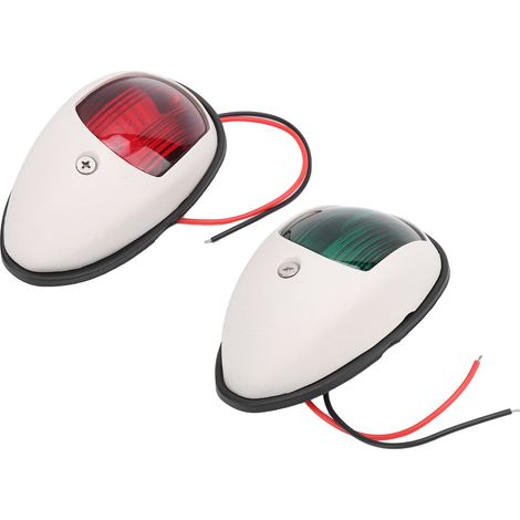 Feu de navigation LED 12V-30V 2 pièces pour bateau, ponton, yacht, lampe de signalisation universelle (1/5)