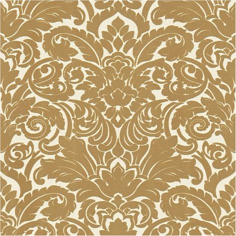 Baroque wallcovering wall Profhome 335832 non-woven wallpaper slightly textured baroque style matt brown cream 5.22 m2 (56 ft2) (1/5)