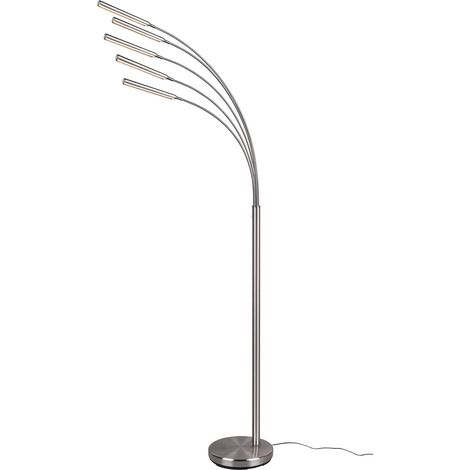 Piantana da Interno a LED in Metallo Nickel Opaco (1/5)