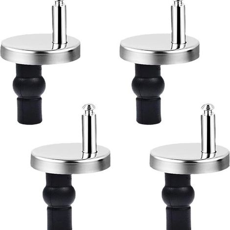 Accesorios para tapas de inodoro: tornillos para tapas, tornillos combinados para tapas, bisagras de acero inoxidable (1/4)