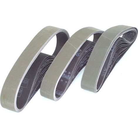55799 10x Schleifgewebe 760x40mm A16 Schleifband f. Rohrbandschleifer Edelstahl