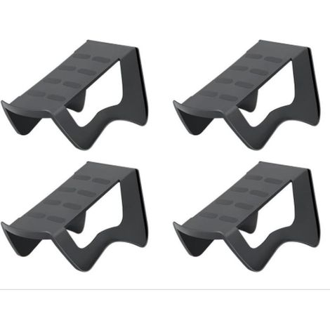 Lot de 4 Support Chaussures Gain de Place, Porte-Chaussures Durable en PP, Organisateur Chaussures Antidérapant, Support Chaussures pour Stockage et Affichage Les Talons Hauts, Sport, Tongs (1/4)