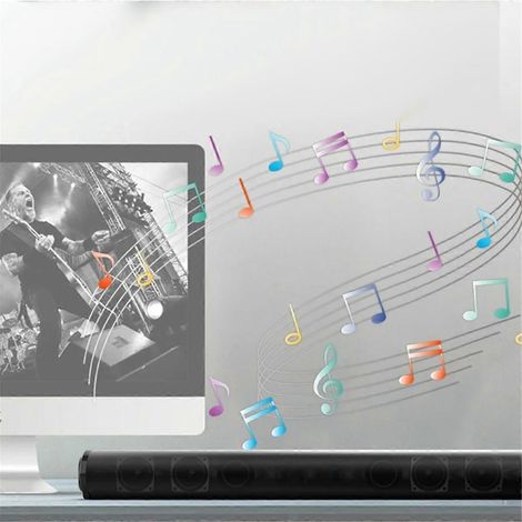 Système de barre de son Bluetooth sans fil pour projecteur TV home cinéma (1/5)