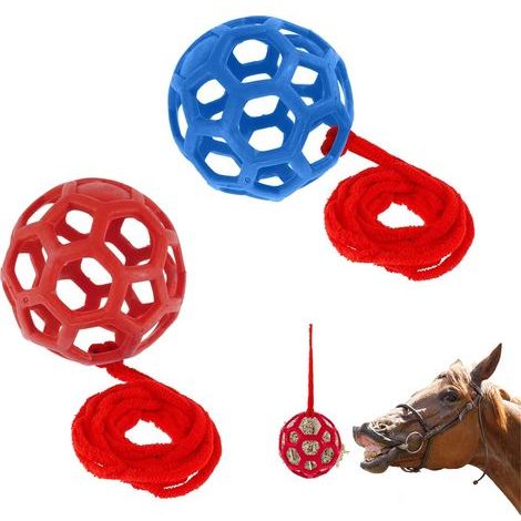 Horse Hay Feeder Horse Treat Ball Hanging Toy Feeding Ball Horses Goat Feeder Ball Feeder Horses 810 (1/5)