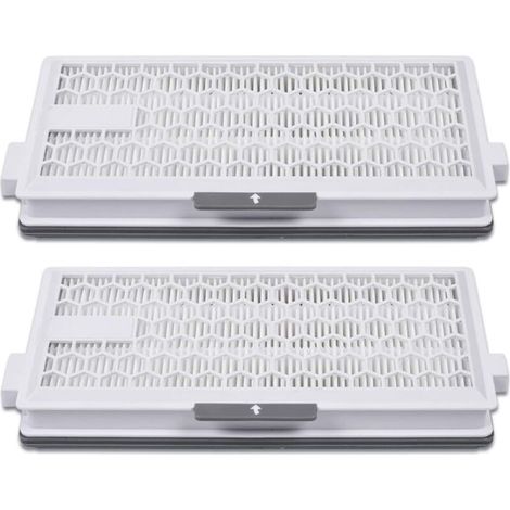 Air Clean Plus 50 Staubsaugerfilter für Miele Complete C3 Powerline S8340, Air Clean SF-HA 50 Staubsaugerfilter für Complete C2 C3 Compact C1 C2, 2er-Pack