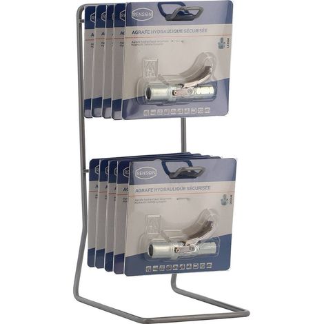 10 AGRAFES SECURISEES 4 MORS POUR COMPTOIR + 1 OFFERT RENSON