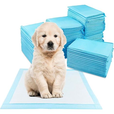 100 Pièces Alese Jetable, 35 × 45 cm Alèse Pipi Propreté Educateur Chien Animaux, Tapis Absorbant Chien, Aleze Impermeable, Pee Pad Apprentissage la Propreté Anti-Fuite Résistante (1/5)