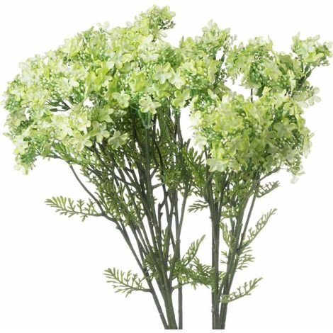 Plumb Blossom Spray Artificial Plant - L29 x W29 x H71 cm - Green