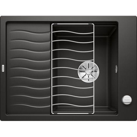 BLANCO Einbauspüle ELON 45 S Silgranit InFino schwarz (1/5)
