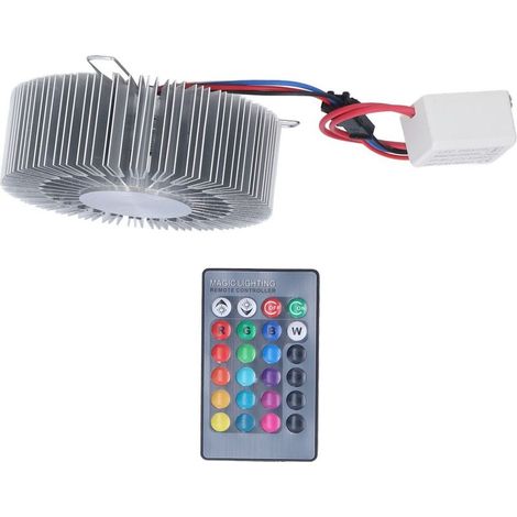 Applique tournesol RGB – aluminium – avec télécommande – chambre à coucher – murale (1/5)