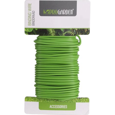 PROGARDEN alambre plastificado verde 2,5/4 mm surtido , Alambre plastificado verde 2,5/4 mm surtidoMarca ProgardenEl producto está disponible en dos diseños: un paquete de