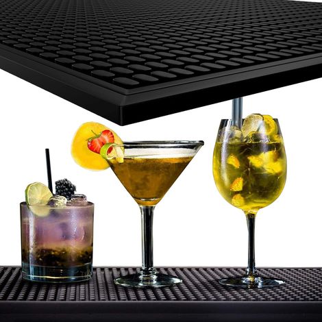 Tapis de Bar,Tapis Machine a Cafe, Tapis de Séchage Absorbant,Idéal pour Bar à Café et Cuisine,Tapis Égouttoir Portable Anti-bactérien,pour Verre (1/5)