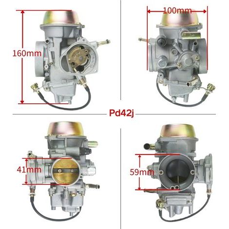Carburateur PD42J Grizzly600 660 YFM600 Raptor660 5GT-14901-00-00 (1/4)