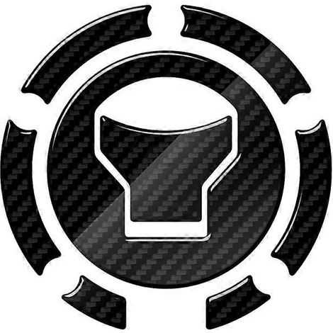 Autocollant antidérapant en forme d'arête de poisson pour réservoir de carburant Honda CBR650R 19-23 (autocollant pour bouchon de réservoir). (1/5)