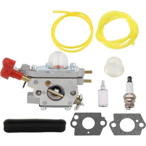 753-06288 C1U-P27 Carburateur pour débroussailleuse MTD compatible avec plusieurs modèles TB2040XP, TB2044XP, TB2MB et TB430 (1/4)