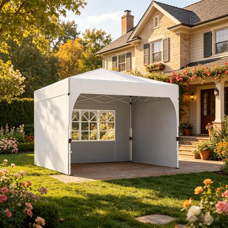 Dewalt –Tragbarer Garten Gazebo,Garten Shelter,Pop-Up Outdoor Canopy,Vielseitiges Terrassenzelt,für Parteien,Märkte oder Hinterhof Versammlungen (1/5)
