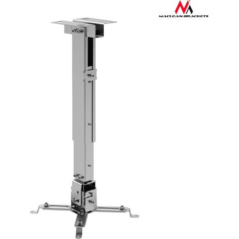 Support mural plafond - Maclean - MC-581 S - Charge maximale 20 kg - Longueur réglable - Dissimule câbles (1/5)
