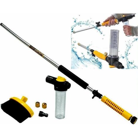 TrAdE Shop Traesio - Lancia Ad Alta Pressione Senza Idropulitrice Pulitore Con Bocchette Water Zoom -