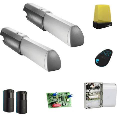 Came – Kit de motorisation de portail 2 battants – Moteur 230V AC – Charge max 600kg – Longueur vantail jusqu'à 3m – Électrofrein pour sécurité