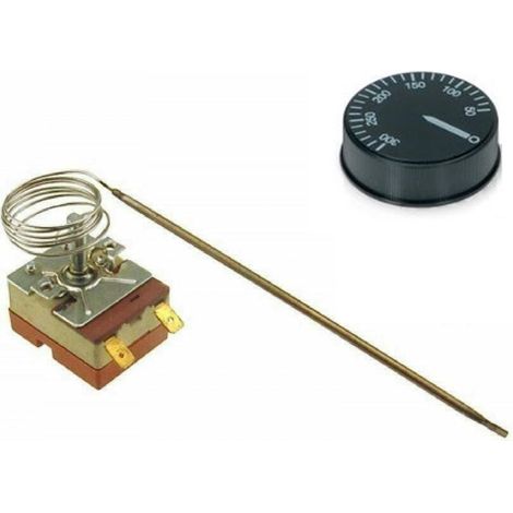 TERMOSTATO UNIVERSALE FORNO ELETTRICO + MANOPOLA TEMPERAT 50 / 300 ° FR 100+106
